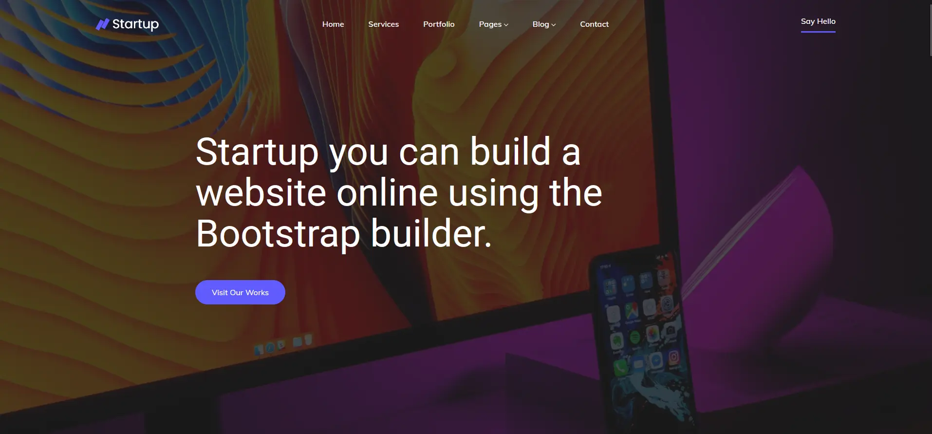 Landing Page – single-page template